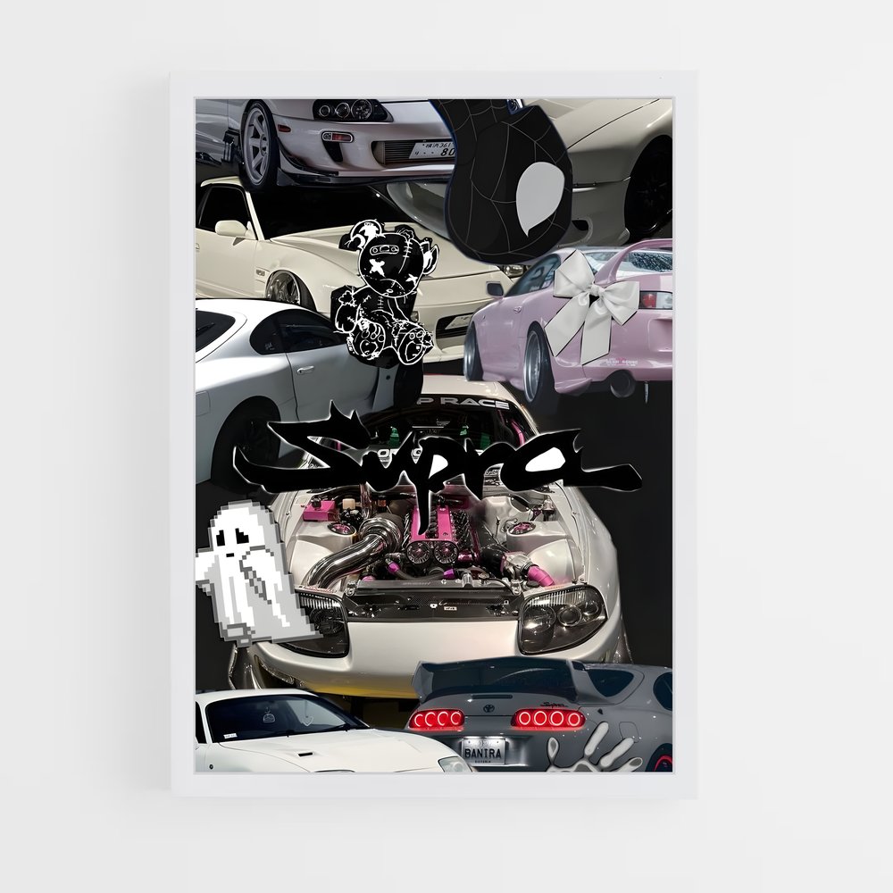 Poster Supra Colors – affiche Toyota (vue 3)
